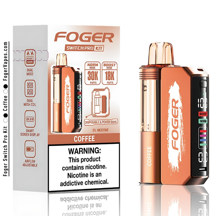 Coffee Foger Switch Pro Kit 30K Puffs